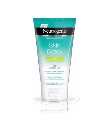 Neutrogena Neurogena Skin Detox Purifying Clay Mask Glycolic Acid 150 Ml - Buy Online on GoSupps.com