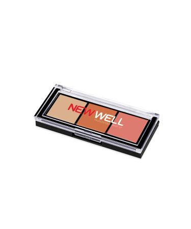New Well Porcelain Make Up 3-Piece Eyeshadow Palette No01 - Buy Online on GoSupps.com