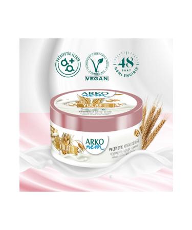 Arko Nem Prebiotic Moisturizing Cream Oat Milk 250 Ml - Buy Online on GoSupps.com