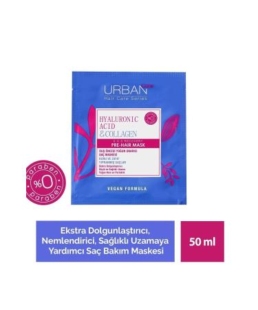 Urban Care Hyaluronic Acid & Collagen Hair Mask 50 Ml - Buy Online on GoSupps.com