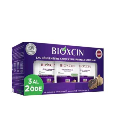 Bioxcin Black Garlic Shampoo 3 Pack - Buy Online on GoSupps.com