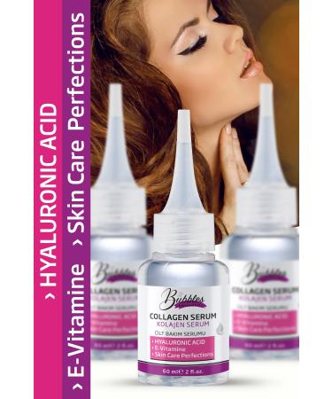 bs bubbles cosmetic Collagen Serum Anti-Wrinkle and Anti-Aging Fast Acting Formula 60ml - Buy Online on GoSupps.com