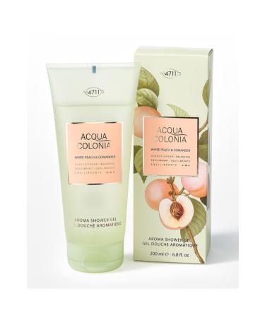 4711 Acqua Colonia White Peach & Coriander Shower Gel 200 Ml Du Jeli - Buy Online on GoSupps.com