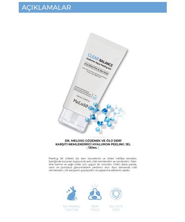 DR. MELOSO Clear Balance Hyaluron Aqua Peeling Gel with Aha/bha/pha 130ml - Buy Online on GoSupps.com