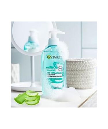 Garnier Skin Naturals Hyaluronic Aloe Cleansing Gel-200 ml - Buy Online on GoSupps.com