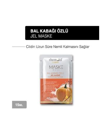 Dermokil Pumpkin Extract Gel Face Mask 15 Ml X 3 Pieces - Buy Online on GoSupps.com
