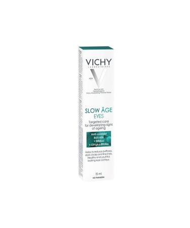 Vichy Slow Age Anti-Aging Dark Circles Anti-Puffiness Anti-Fine Line Firming Brightening Eye Cream 15 ml - Buy Online on GoSupps.com