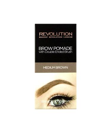 Revolution Makeup Revolution Eyebrow Kit - Brow Pomade Medium Brown 6565 - Buy Online on GoSupps.com