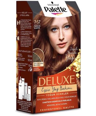 Palette - Brand: Hair Dye Cinnamon Brown No: 7-57 50 Ml Category: Hair Dye - Buy Online on GoSupps.com