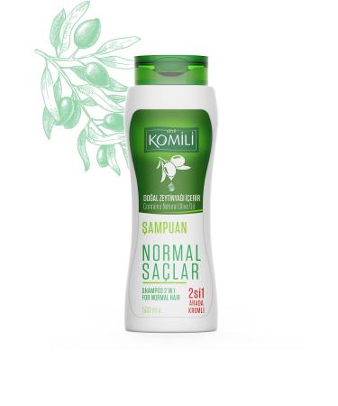 Komili 2 in 1 Creamy Vegan Basic Care Shampoo for Normal Hair - 500 ML - Buy Online on GoSupps.com