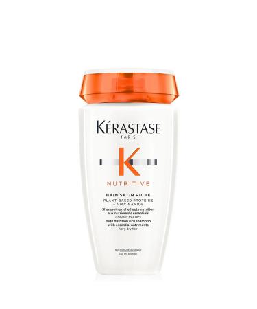 Kerastase Vegan Nutritive Nutritive Bain Satin Riche Shampoo 250 Ml AlyaOnline - Buy Online on GoSupps.com