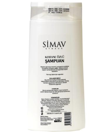 SIMAV SYNAUS Geographically Indicated Chestnut Essence and Thermal Water Shampoo - 250 Ml - Buy Online on GoSupps.com