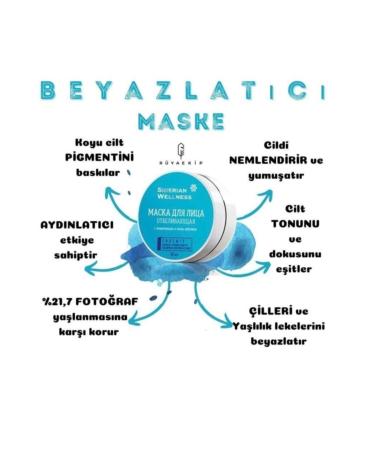 Siberian Wellness Whitening Face Mask Endemix 50 ml - Buy Online on GoSupps.com