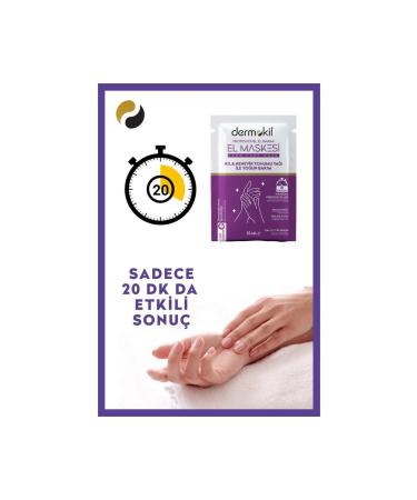 Dermokil Clay and Hemp Oil Peeling Effective Hand Mask 35 ml Set of 2 - Buy Online on GoSupps.com