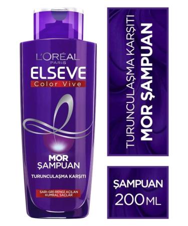 Elseve L'or al Paris Anti-Orange Purple Shampoo 200 ml - Buy Online on GoSupps.com
