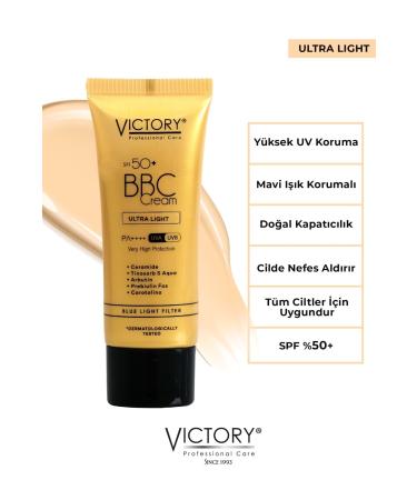 Victory Bbc Cream Moisturizing Natural Concealer Spf50 01-ultra Light 40 ml - Buy Online on GoSupps.com