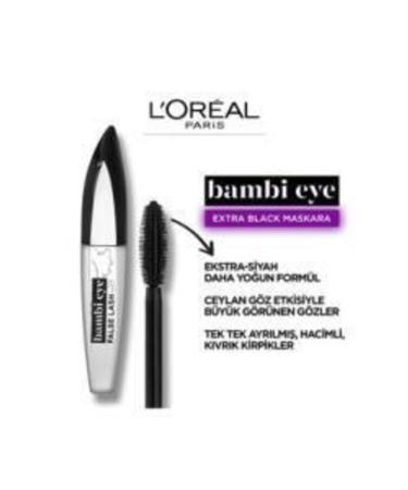 L'Oreal Paris Loreal Ceylan Eye Effect Extra Black Mascara + Maybelline Kajal Eye Pencil - Buy Online on GoSupps.com
