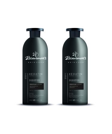 Rosawomans Keratin Repairing Hair Care Shampoo 250 ml 2 Pieces - Buy Online on GoSupps.com
