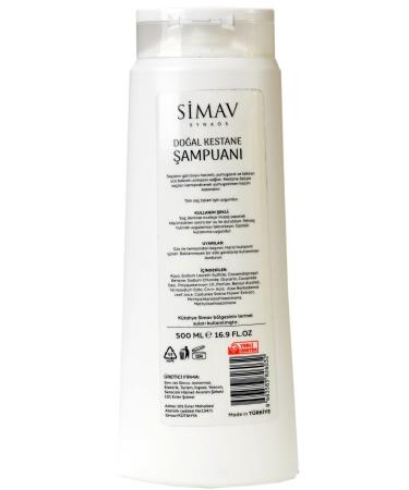 SIMAV SYNAUS Geographically Indicated Chestnut Essence and Thermal Water Shampoo - 500 Ml - Buy Online on GoSupps.com