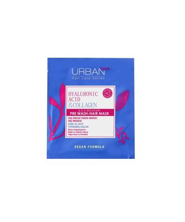 Urban Care Care Hyaluronic Acid & Collagen Pre Wash Repairing Vegan Hair Mask 50 ml - Buy Online on GoSupps.com