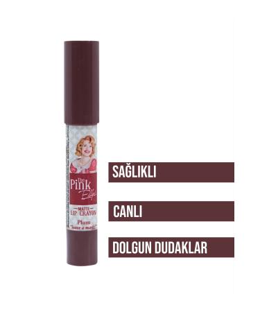 The Pink Ellys Matte Crayon Plum Lipstick - Buy Online on GoSupps.com