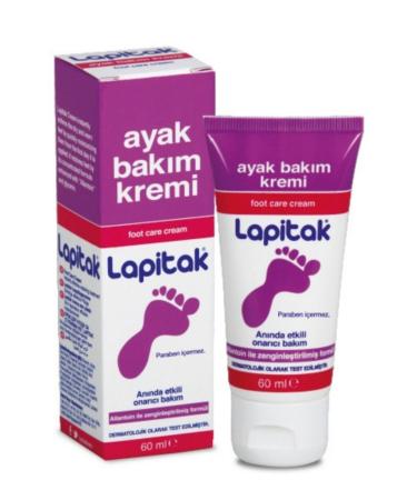 Lapitak Foot Care Cream 60 Ml + Heel Crack Cream 60 Ml + Foot Deodorant 150 Ml - Buy Online on GoSupps.com