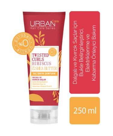 Urban Care Twisted Curls Hibiscus & Shea Butter Hair Care Shampoo 250 Ml - Buy Online on GoSupps.com