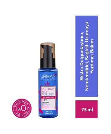 Urban Care Brand: Hair Serum Hyaluronic Acid & Collagen 75 Ml Category: Hair Vitamin - Buy Online on GoSupps.com