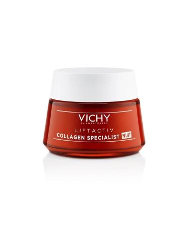 Vichy Liftactiv Collagen Specialist Anti-Wrinkle Anti-Spot Night Care Cream 50 Ml Sensitive Skin - Buy Online on GoSupps.com