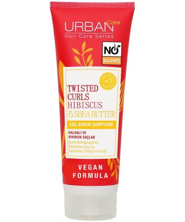 Urban Care Twisted Curl Hibiscus & Shea Butter Sulfate-Free Hair Care Shampoo 250 ml - Buy Online on GoSupps.com
