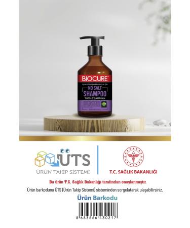 Biocure Salt-Free - Purifying Hair Daily Hair Care Shampoo / Paraben-Free 500ml X 2 Pieces Economic Package - Buy Online on GoSupps.com