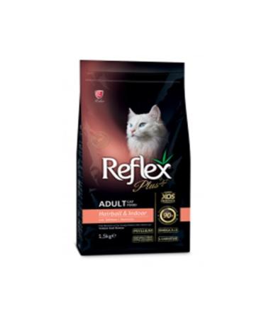 Reflex Plus Salmon Hairball Adult Cat Food 1.5 Kg - Buy Online on GoSupps.com
