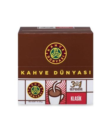 Coffee World 3 in 1 Classic Coffee 7 Gr 40 Pack - Buy Online on GoSupps.com
