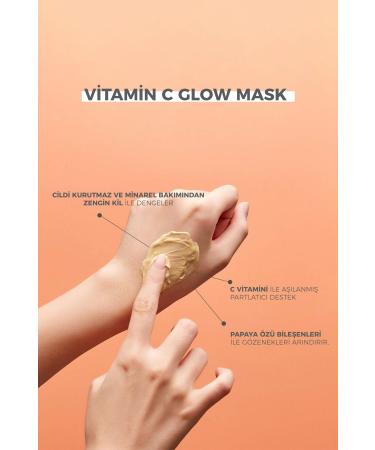 Hanskin Vitamin C Glow Mask-c Vitamin Brightening Mask (ANTI-BLACKHEAD/ACNE/MOISTURIZING)70ml - Buy Online on GoSupps.com