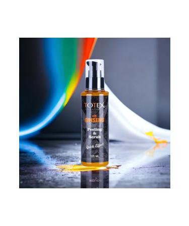 TOTEX Facial Peeling and Scrub Gel | Facial Care Ginseng Brightener | For Blackheads Acne 125 ml - Buy Online on GoSupps.com