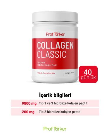 ProfT rker Collagen Classic 400 G - 0 Pure and Natural Powder Collagen - Buy Online on GoSupps.com