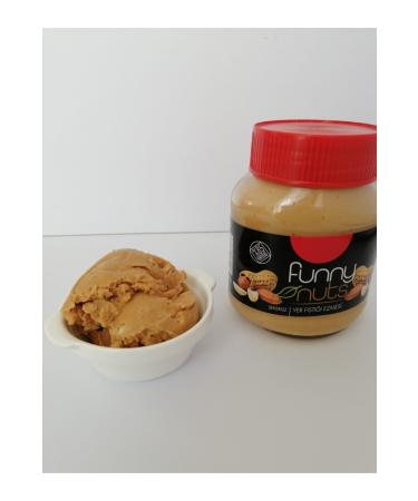 Funny Nuts Sugar-Free Peanut Butter 320 gr Jar (3 Jars total 960 gr.) - Buy Online on GoSupps.com