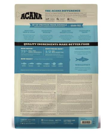 Acana Pacifica Grain-Free Fish 1.8 Kg Adult Dry Cat Food for All Life Stages - Buy Online on GoSupps.com