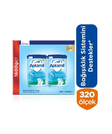 Aptamil 3 800 gr Mega Size 2 Pack Follow-On Milk - Buy Online on GoSupps.com