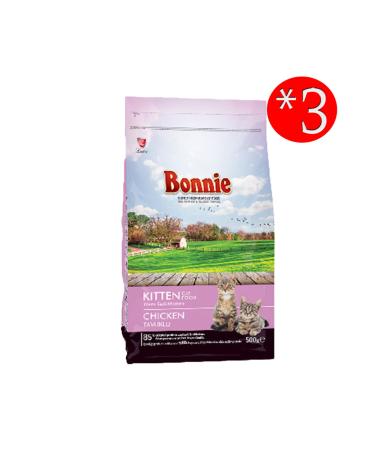 Bonnie Cat Food 500 Gr (kitten) Chicken 3 Packs - Buy Online on GoSupps.com