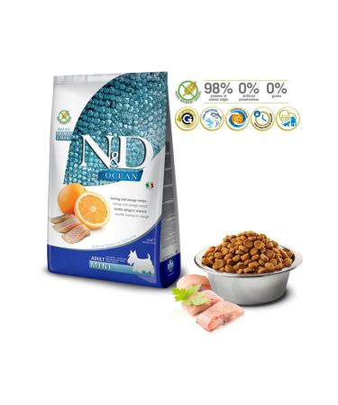 & D Prime Ocean Grain-Free Herring and Orange Small Breed Adult Dog Food 2.5 kg - Buy Online on GoSupps.com