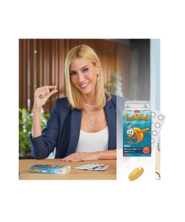 Easy Fishoil Vitamin D and Omega 3 for Kids 30 Gel Tablets - Buy Online on GoSupps.com
