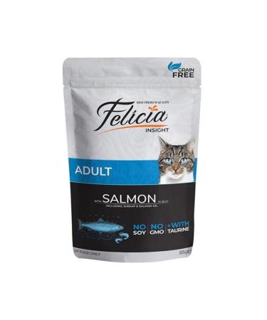 Felicia Pouch Mixed Lamb&Chicken&Salmon Grain-Free Cat Canned Food 85 gr * 6 Pieces - Buy Online on GoSupps.com