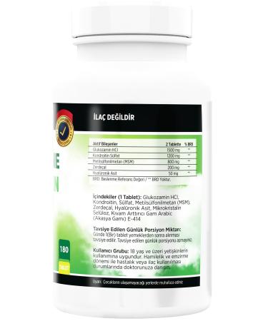 FLX Glucosamine Chondroitin Msm 180 Tablets - Buy Online on GoSupps.com
