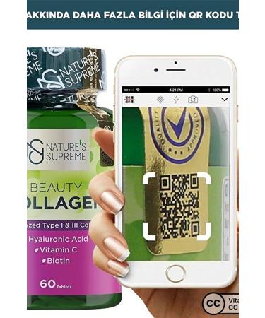 Natures Supreme Beauty Collagen 60 Tablets - Buy Online on GoSupps.com