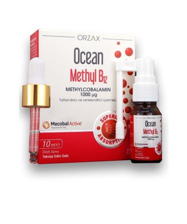 Ocean Ocean Methyl B12 1000 Mg 10 Ml Sublingual Spray / 66 Doses - Buy Online on GoSupps.com