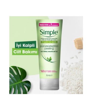 Simple Smoothing Peeling 75 ml X 2 Pieces 7777777177439 - Buy Online on GoSupps.com