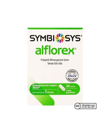 Symbiosys Alflorex Probiotic 30 Capsules - Unflavored - Buy Online on GoSupps.com