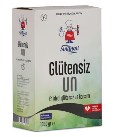 Sinangil Gluten-Free Flour for Celiac Patients 1 Kg X 2 Pieces - Buy Online on GoSupps.com