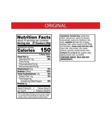 Kellogg's Cheez-it Original 351 Gr. - Buy Online on GoSupps.com